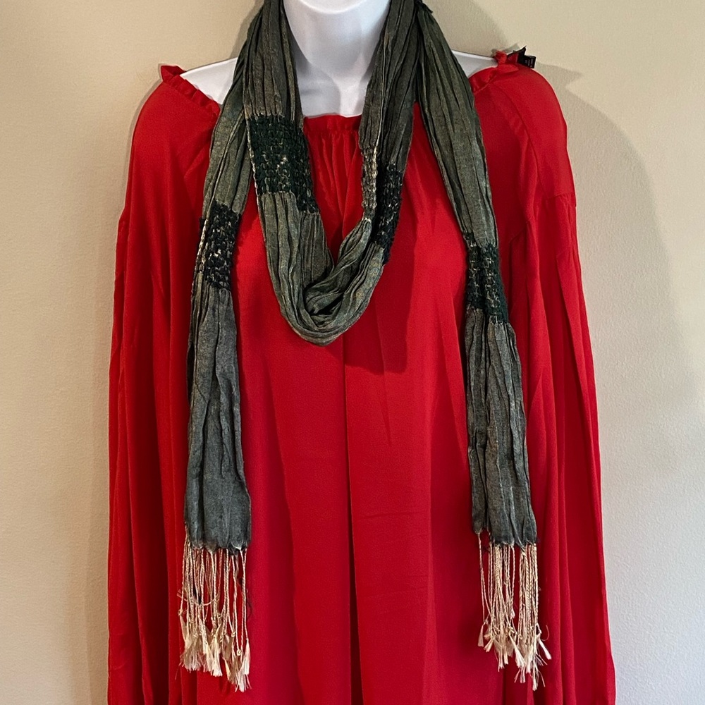 Coldwater Creek Green Scarf